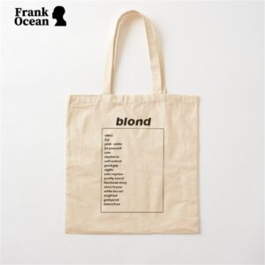 Blond Tracklist Tote Bag