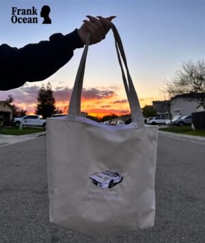 Frank Ocean White Ferrari Tote Bag